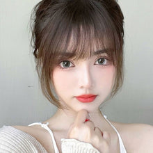 Load image into Gallery viewer, Comic Bangs Wigs Fake Bangs Cute Women with Sideburns Straight Bangs Wigs Natural Lightweight Synthetic Fiber Wigs
