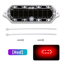 Load image into Gallery viewer, Solar Power Mortorcycle Car LED Warning Light Night Ride Tail Light Anti-rear Strobe Light for Motorcycle Electric Vehicle Bicycle
