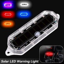 Load image into Gallery viewer, Solar Power Mortorcycle Car LED Warning Light Night Ride Tail Light Anti-rear Strobe Light for Motorcycle Electric Vehicle Bicycle
