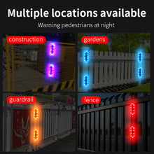 Load image into Gallery viewer, Solar Power Mortorcycle Car LED Warning Light Night Ride Tail Light Anti-rear Strobe Light for Motorcycle Electric Vehicle Bicycle
