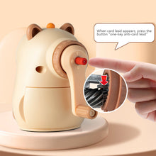 Load image into Gallery viewer, Cute Cartoon Capybara Hand Crank Mechanical Pencil Sharpener Pencil Automatically Enters Pencil Sharpening Tool Stationery
