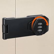 Load image into Gallery viewer, Household Cabinet Password Hasp Locks Cabinet Door Combination Lock Door Security Slide Latch Lock for Small Doors Cabinets Door
