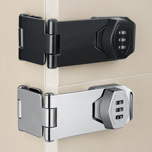 Load image into Gallery viewer, Household Cabinet Password Hasp Locks Cabinet Door Combination Lock Door Security Slide Latch Lock for Small Doors Cabinets Door
