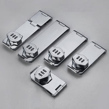 Load image into Gallery viewer, Household Cabinet Password Hasp Locks Cabinet Door Combination Lock Door Security Slide Latch Lock for Small Doors Cabinets Door

