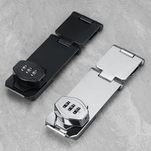 Load image into Gallery viewer, Household Cabinet Password Hasp Locks Cabinet Door Combination Lock Door Security Slide Latch Lock for Small Doors Cabinets Door
