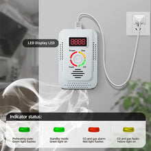 Load image into Gallery viewer, Natural Gas Detector And Carbon Monoxide CO Detector Combustible Gas Leak Detector Monitor For Co Lpg Methane In Kitchen
