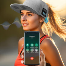 Load image into Gallery viewer, Outdoor Hat with Bluetooth Speaker Adjustable Bluetooth Hat Wireless Smart Loudspeaker Cap For Outdoor Sport Baseball Cap With Mic

