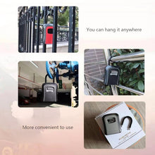 Load image into Gallery viewer, Plastic Key Lock Box Portable Combination Lockbox Wall-Mounted Key Storage Box Resettable Code Safe Security Lock Box for Home
