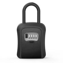 Load image into Gallery viewer, Plastic Key Lock Box Portable Combination Lockbox Wall-Mounted Key Storage Box Resettable Code Safe Security Lock Box for Home
