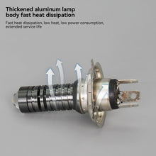Load image into Gallery viewer, Motorcycle Headlight LED H4 Hi/Low P15D White Yellow Dual Colors Headlight Projector Lens Bulb Motor Driving Lights DRL Front Lamp
