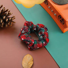 Load image into Gallery viewer, Simple Versatile Christmas Hair Band Colorful Grid Pattern Hair Rope Rubber Band High Elastic Hair Tie Headwear for Women
