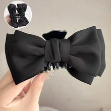 Load image into Gallery viewer, Double-sided Three-dimensional Bow Hairpin Hair Claw Clip Simple Temperamental Headwear Hair Clip Hair Accessory for Women
