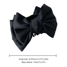 Load image into Gallery viewer, Double-sided Three-dimensional Bow Hairpin Hair Claw Clip Simple Temperamental Headwear Hair Clip Hair Accessory for Women
