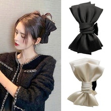 Load image into Gallery viewer, Double-sided Three-dimensional Bow Hairpin Hair Claw Clip Simple Temperamental Headwear Hair Clip Hair Accessory for Women
