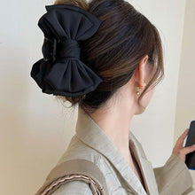 Load image into Gallery viewer, Double-sided Three-dimensional Bow Hairpin Hair Claw Clip Simple Temperamental Headwear Hair Clip Hair Accessory for Women
