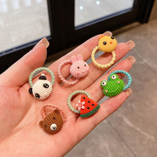 Load image into Gallery viewer, Cartoon Cute Children Hair Band Colorful Rubber Band Hair Tie Highly Elastic Durable Hair Band Headwear Hair Accessories
