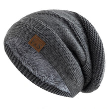 Load image into Gallery viewer, Winter Comfortable Warm Velvet Knitted Hat Casual Versatile Solid Color Knitted Hat Outdoor Windproof Warm Hat for Men
