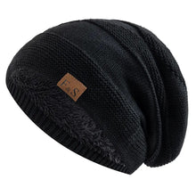 Load image into Gallery viewer, Winter Comfortable Warm Velvet Knitted Hat Casual Versatile Solid Color Knitted Hat Outdoor Windproof Warm Hat for Men
