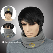 Load image into Gallery viewer, Thickened Velvet Neck Warm Scarf Winter Double-sided Fleece Scarf Casual Versatile Outdoor Windproof Warm Scarf for Men

