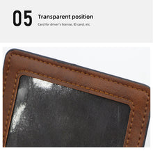 Load image into Gallery viewer, Casual Solid Color Coin Wallet Zipper Blocking PU Leather High Capacity Portable Card ID Credit Card Holder Wallet for Men Women
