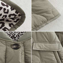 Load image into Gallery viewer, Quilted Button-down Cotton Jacket Stylish Comfortable Retro Casual Jacket Winter Warm Loose Short Jacket for Women
