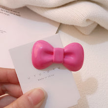 Load image into Gallery viewer, Cute Candy Color Bow Hairpin Hairpin Headwear Bow Hair Clip Korean Style Bangs Bowknot Hair Clip Girl
