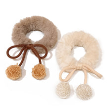 Load image into Gallery viewer, Lamb Hair Ball Cherry Hair Rope Cute Girl Bow Knot Hair Loop Ball Hair Ornament Elastic Hair Bands

