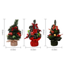 Load image into Gallery viewer, Mini Christmas Tree Festival Decoration Simulation Christmas Tree Artifical Small Tree Desktop Ornaments Gifts Festival for Home New Year
