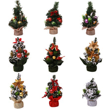 Load image into Gallery viewer, Mini Christmas Tree Festival Decoration Simulation Christmas Tree Artifical Small Tree Desktop Ornaments Gifts Festival for Home New Year
