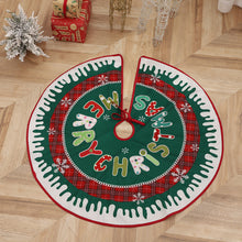 Load image into Gallery viewer, Christmas Tree Skirt Snowflake Santa Claus Printed Xmas Tree Bottom Decor Mat Merry Christmas Decoarations Home Party Ornaments
