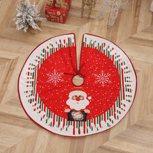 Load image into Gallery viewer, Christmas Tree Skirt Snowflake Santa Claus Printed Xmas Tree Bottom Decor Mat Merry Christmas Decoarations Home Party Ornaments
