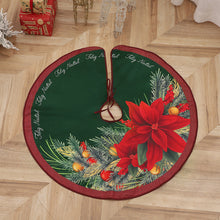 Load image into Gallery viewer, Christmas Tree Skirt Snowflake Santa Claus Printed Xmas Tree Bottom Decor Mat Merry Christmas Decoarations Home Party Ornaments
