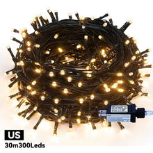Load image into Gallery viewer, 10/20/30/50m Christmas Tree Decoration LED String Lights EU/US Plug String Lights Holiday Home Party Decor
