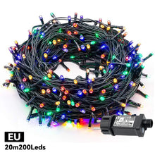 Load image into Gallery viewer, 10/20/30/50m Christmas Tree Decoration LED String Lights EU/US Plug String Lights Holiday Home Party Decor
