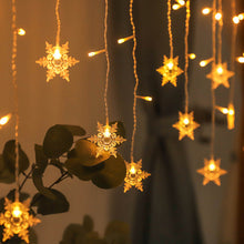 Load image into Gallery viewer, Christmas Tree Snowflake LED String Lights Christmas Decoration Light Home Xmas Tree Decor Fairy Light String

