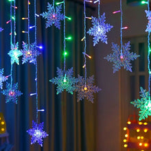 Load image into Gallery viewer, Christmas Tree Snowflake LED String Lights Christmas Decoration Light Home Xmas Tree Decor Fairy Light String
