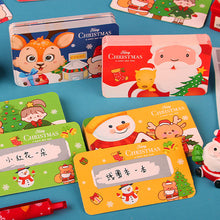 Load image into Gallery viewer, 20Pcs Christmas Reward Scratch Card Film Coated Stickers Scratch Off Labels Xmas Stickers DIY Children's Redemption Vouchers
