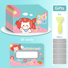 Load image into Gallery viewer, 20Pcs Reward Scratch Card Interactive Cardboard Lucky Card Scratch Off Stickers Creative Blessing Cards DIY Children's Redemption Vouchers
