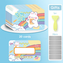 Load image into Gallery viewer, 20Pcs Reward Scratch Card Interactive Cardboard Lucky Card Scratch Off Stickers Creative Blessing Cards DIY Children's Redemption Vouchers
