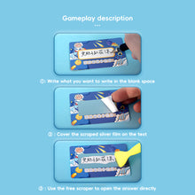 Load image into Gallery viewer, 20Pcs Reward Scratch Card Interactive Cardboard Lucky Card Scratch Off Stickers Creative Blessing Cards DIY Children's Redemption Vouchers
