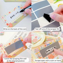 Load image into Gallery viewer, 20Pcs Reward Scratch Card Interactive Cardboard Lucky Card Scratch Off Stickers Creative Blessing Cards DIY Children's Redemption Vouchers
