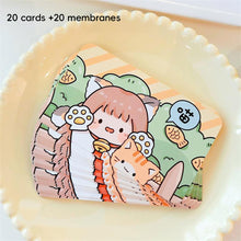 Load image into Gallery viewer, 20Pcs Reward Scratch Card Interactive Cardboard Lucky Card Scratch Off Stickers Creative Blessing Cards DIY Children's Redemption Vouchers
