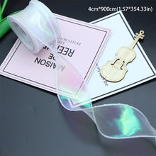 Load image into Gallery viewer, 10 Meters/Roll Organza Yarn Ribbon Flower Packaging Material Floral Florist Wrapping Supplies Snow Yarn Ribbon Wave Band
