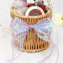 Load image into Gallery viewer, 10 Meters/Roll Organza Yarn Ribbon Flower Packaging Material Floral Florist Wrapping Supplies Snow Yarn Ribbon Wave Band
