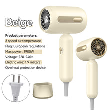 Load image into Gallery viewer, Hair Dryer High-Speed Electric Turbine Airflow Low Noise Constant Temperature And Quick Drying Suitable For Home Salons
