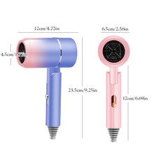 Load image into Gallery viewer, MIni Folding Hairdryer 550W Hot Air Anion Hair Care for Home Travel Hair Dryer Dormitory Blow Drier 220V
