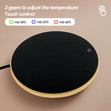 Load image into Gallery viewer, Thermostatic Heating Coaster Cup Heater Mug Warmer 3 Gear 55°C Hot Tea Makers Electric Mini Induction Cooker Coffee Heating Pad
