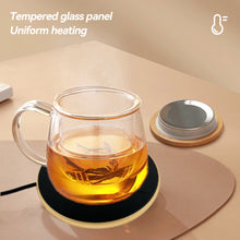 Load image into Gallery viewer, Thermostatic Heating Coaster Cup Heater Mug Warmer 3 Gear 55°C Hot Tea Makers Electric Mini Induction Cooker Coffee Heating Pad
