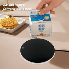 Load image into Gallery viewer, Thermostatic Heating Coaster Cup Heater Mug Warmer 3 Gear 55°C Hot Tea Makers Electric Mini Induction Cooker Coffee Heating Pad

