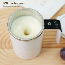 Load image into Gallery viewer, Automatic Coffee Stirring Cup Rechargeable Portable Stainless Steel Coffee Mug Creative Mugs
